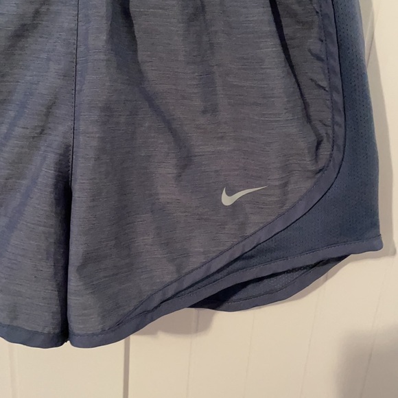 Nike Tempo XS Dri-Fit Shorts Blue Gray Womens - Picture 4 of 8